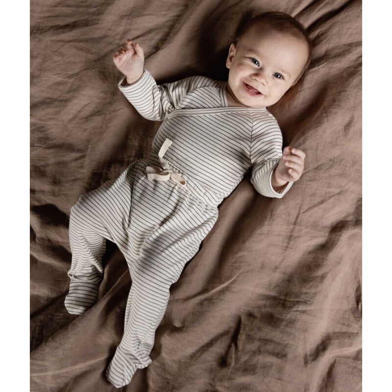 Nature Baby Footed Rompers image number 1